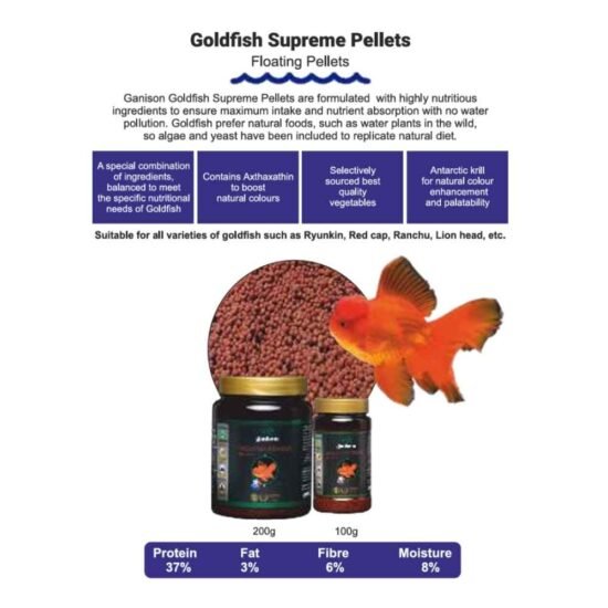 Goldfish Supreme Pellets – Color Boosting & Nutritious Fish Food 3